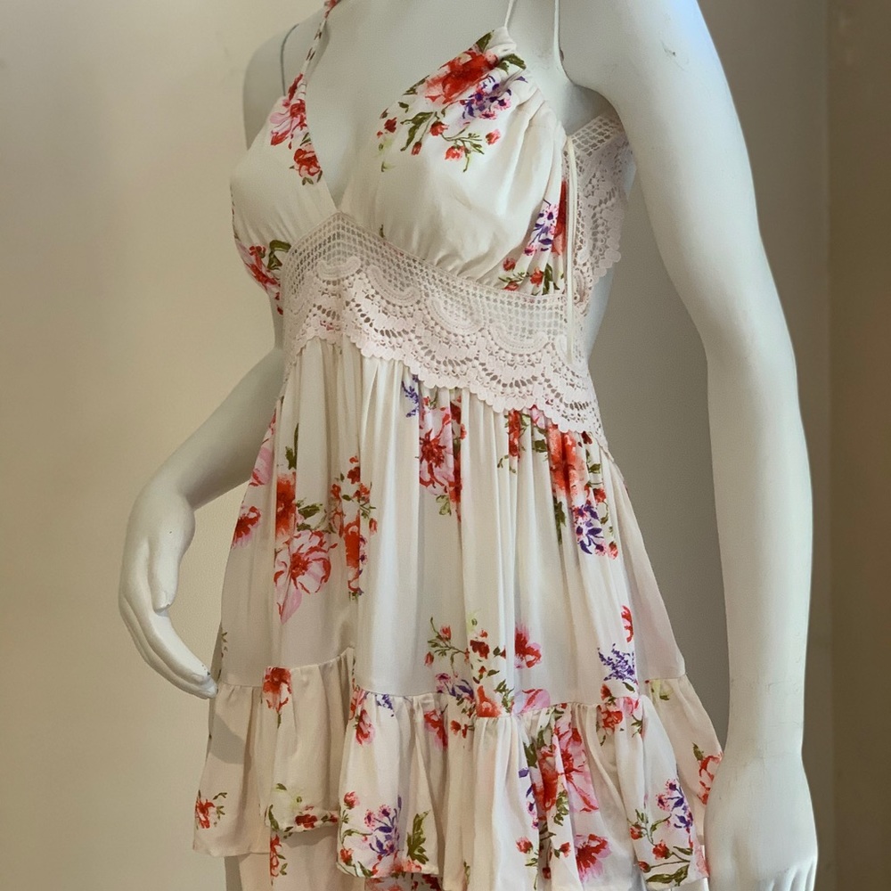 2 left!!!Crochet Floral Dress - Picture 6 of 8